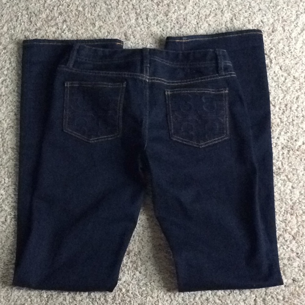 Tory Burch Classic Boot Jeans - Picture 2 of 4